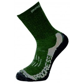 X-TREME zimní turistické ponožky s Merinem khaki/šedá
