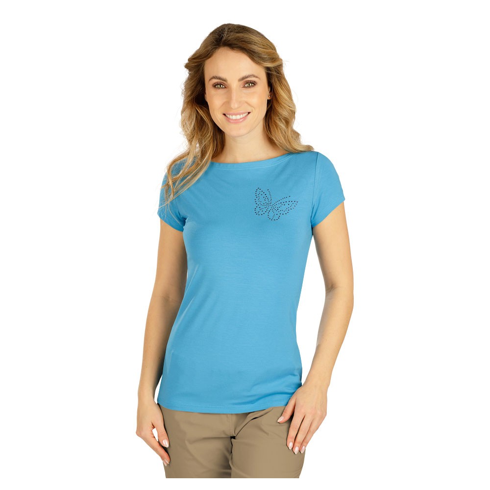 Dámské elastické tričko LITEX modré