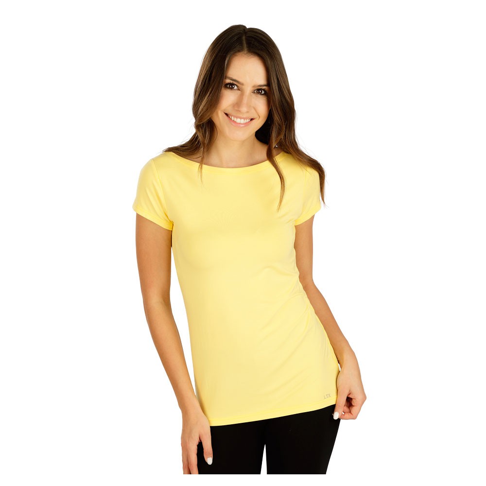 Dámské žluté tričko LITEX krátký rukáv
