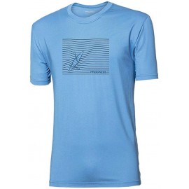 Pánské elastické tričko WABI "KANOE" světle modré