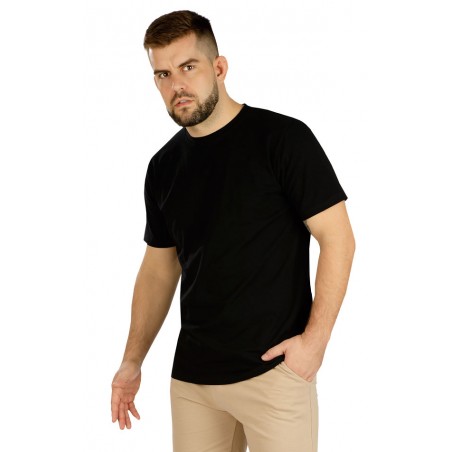 Pánské bavlněné tričko LITEX s krátkým rukávem