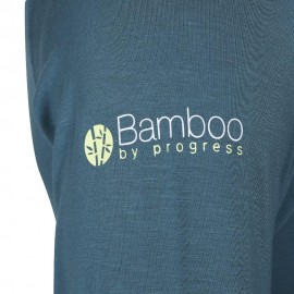 E NDR pánské tričko dlouhý rukáv bambus zelená