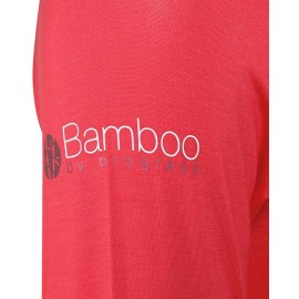 E NDRZ dámské bambusové triko s dlouhým rukávem jahodová