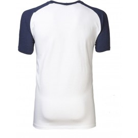 BRANDON pánské triko s bambusem modrá/bílá - doprodej