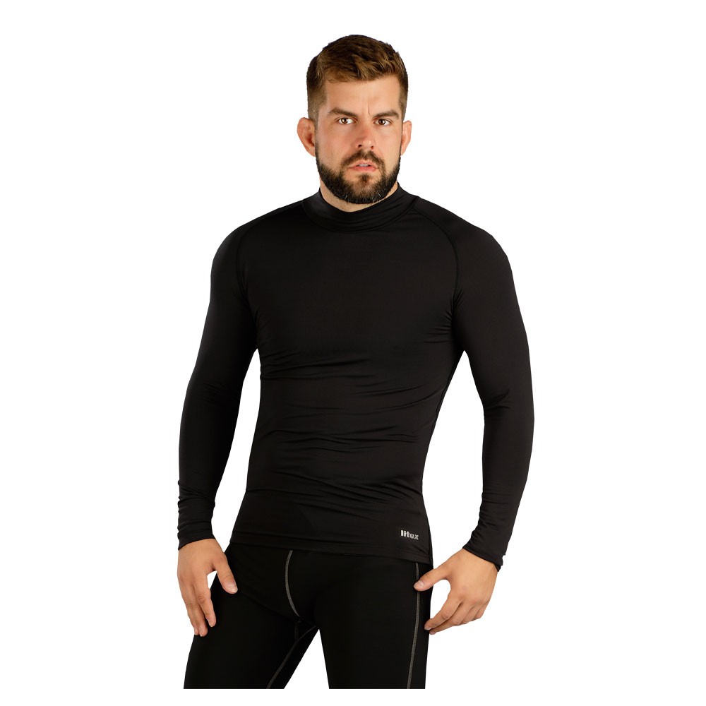Lehce zateplené sportovní triko LITEX černé