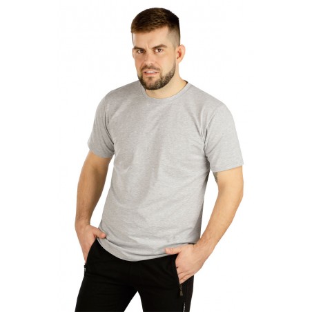 Světle šedé pánské tričko LITEX