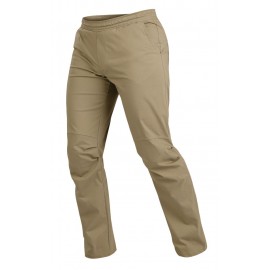 Pánské elastické kalhoty LITEX hnědošedé