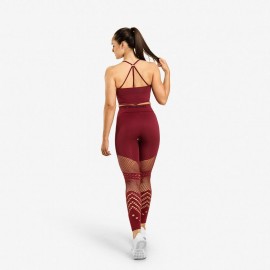 Better Bodies Legíny Waverly Sangria Red