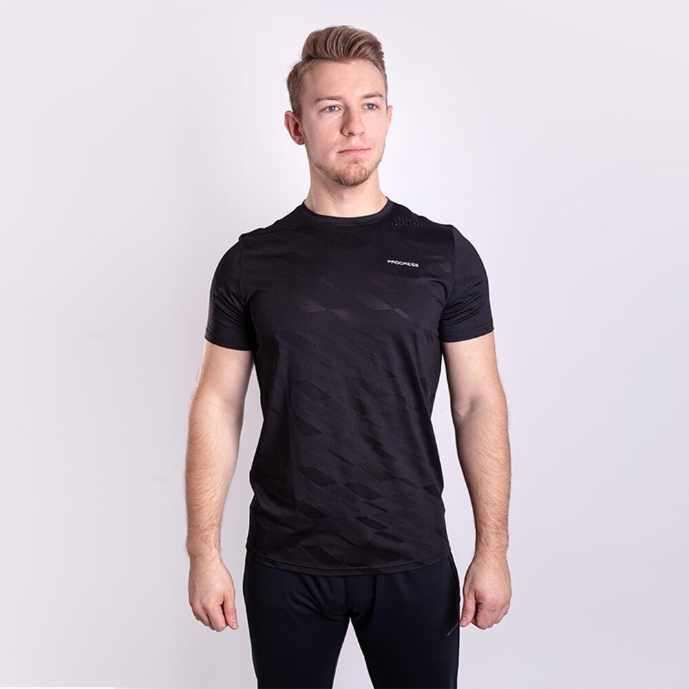 Pánské sportovní černé tričko ATHLETE, XL