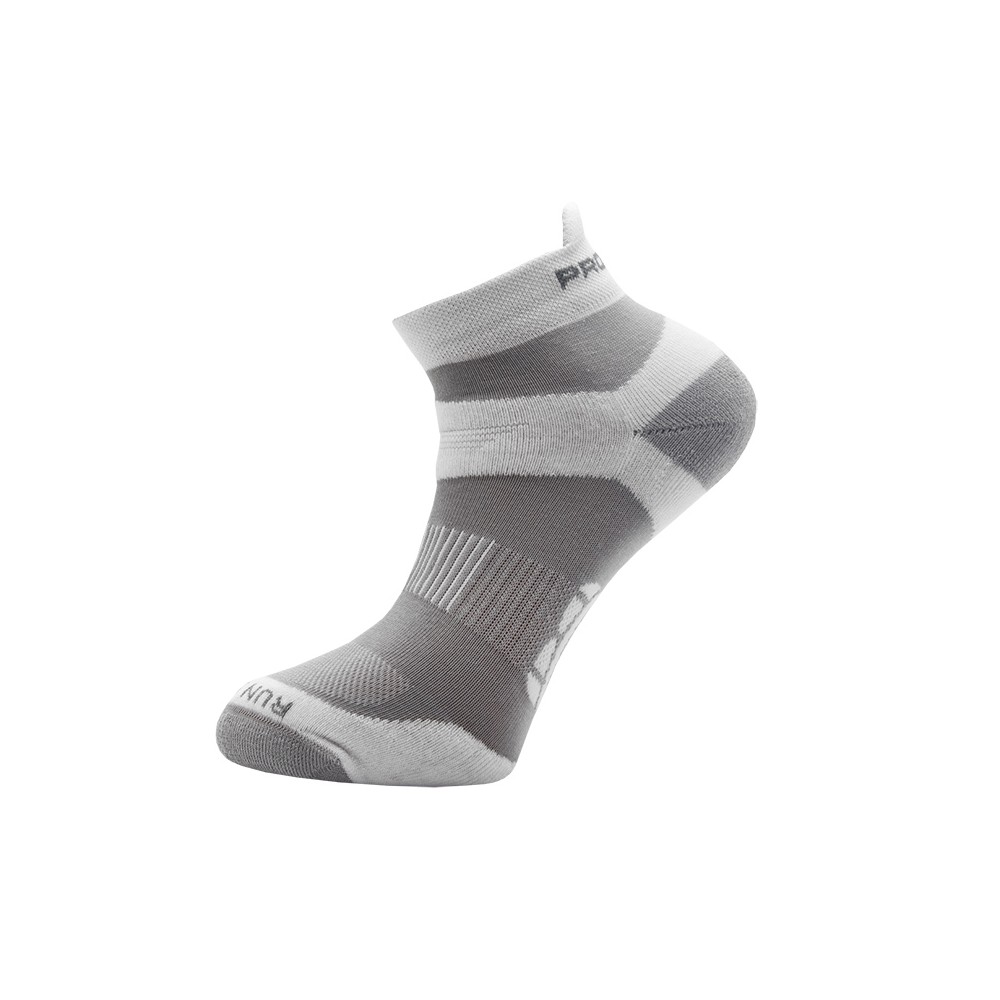 Ponožky na běhání RUNNING SOX šedé/bílé, 39-42
