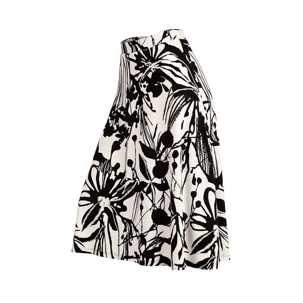 Dámská elastická sukně LITEX bílo-černá, S