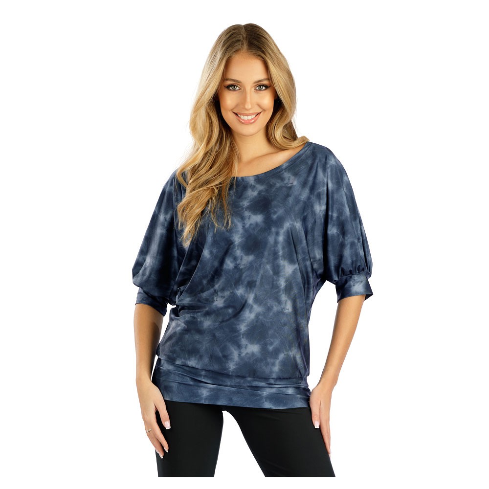 Dámské tričko LITEX modrá batika