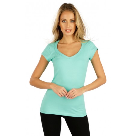 Bavlněné tričko LITEX pastelově zelené