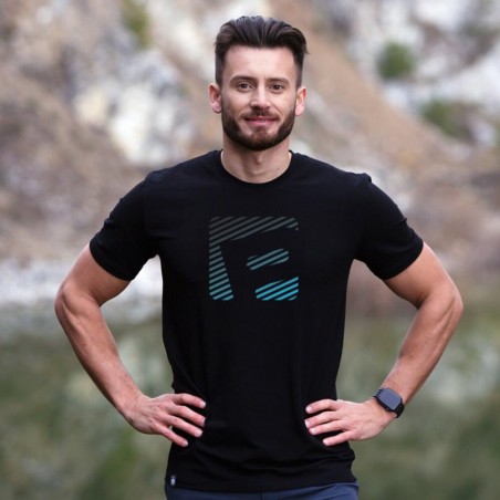 Pánské tričko s bambusem BARBAR "P" černé Pánské tričko s bambusem BARBAR "P" černé
