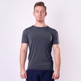 TECHNIC pánské sportovní triko černý melír TECHNIC pánské sportovní triko černý melír