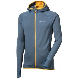 TOREZ HOODY pánská funkční mikina s kapucí modrošedá/kari TOREZ HOODY pánská funkční mikina s kapucí modrošedá/kari