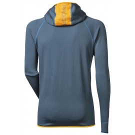 TOREZ HOODY pánská funkční mikina s kapucí modrošedá/kari TOREZ HOODY pánská funkční mikina s kapucí modrošedá/kari