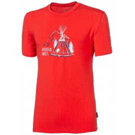PIONEER "TEEPEE" pánské triko s bambusem červená