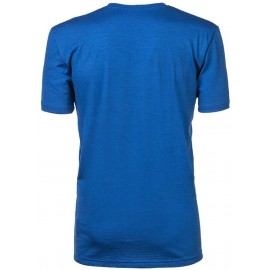 ORIGINAL pánské triko MERINO modrý melír