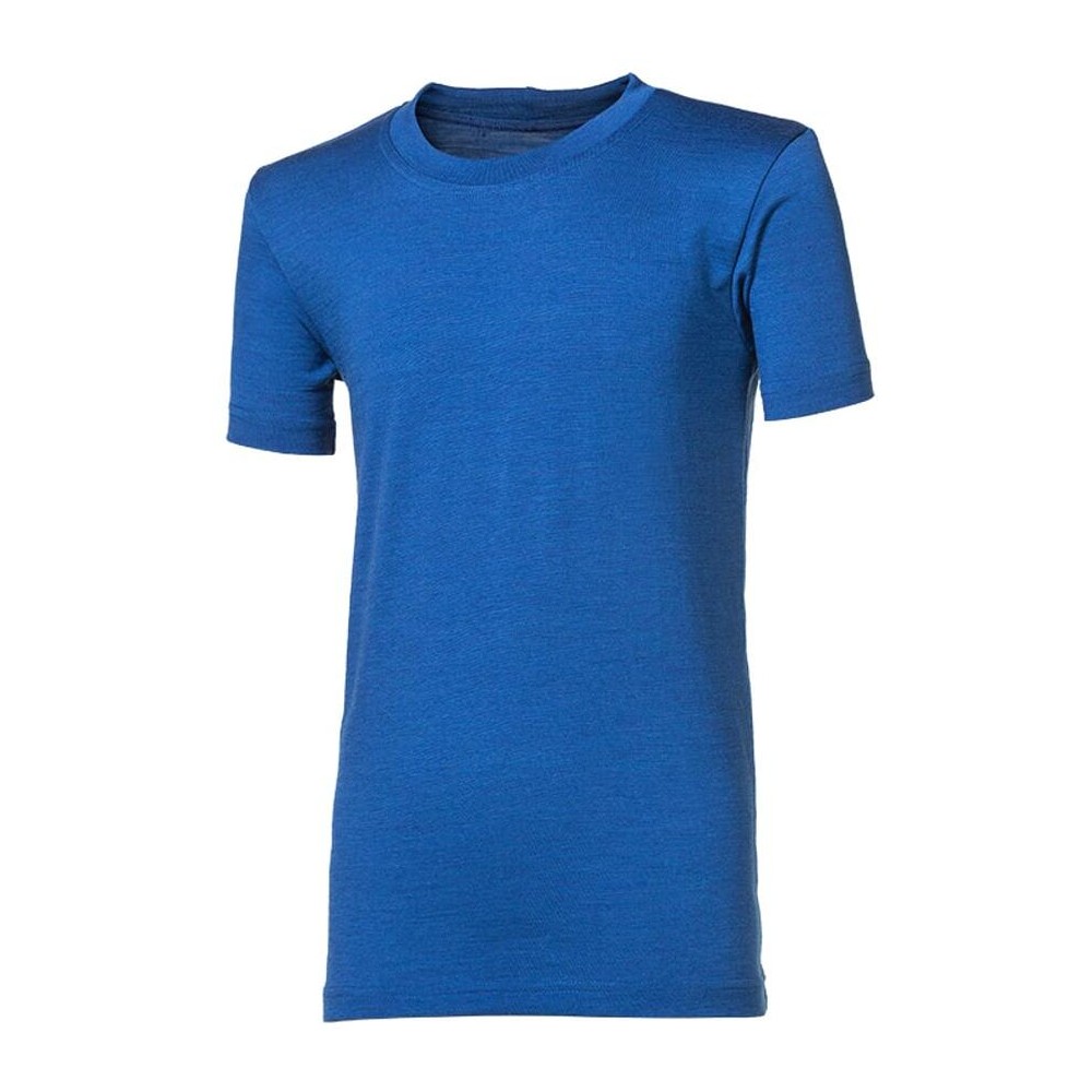 ORIGINAL dětské triko MERINO modrý melír